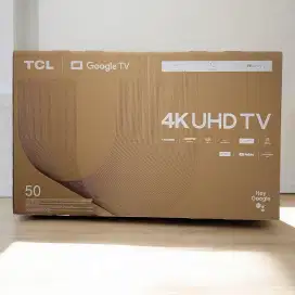 TCL GoogleTV 50 inci 4K UHD - blm buka kotak