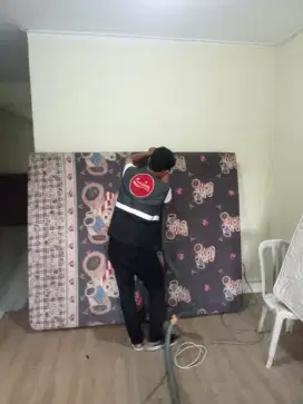 Jasa cuci karpet cuci coting vinyl kasur sofa jok mobil