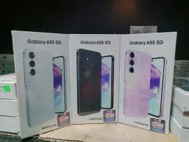 New Galaxy A55 5G 8/256, barangmasih segel box & garansi resmi SEIN.