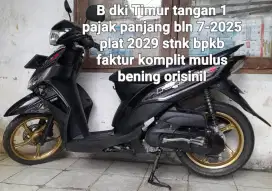 Yamaha Mio J 2014 Cw asli hitam B dki timur tangan 1 pajak panjang