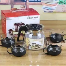 Teko Set Saringan / Teapot Saringan Hitam