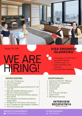 House Keeping Hotel Jepang Bintang 4