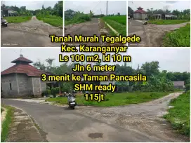 Tanah Murah Tegalgede Karanganyar