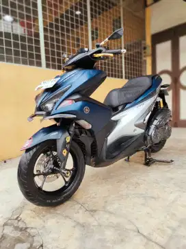 Yamaha Aerox / Aerox 155 2017 ABS Keyless, Blue Premium Doff, Mulus.