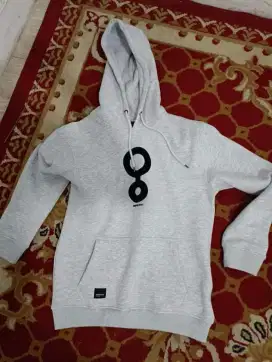 Hoodie greenlight grey