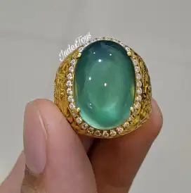 Cincin Batu Bacan Kristal HQ