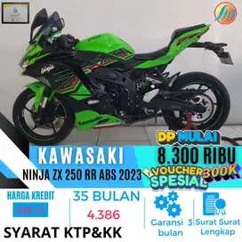 NINJA ZX 250 RR ABS JUAL CEPAT CASH&KREDIT FREE VOUCHER 300K