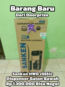 Sanken HWD C555ic Dispenser Galon Bawah