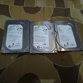 3 pcs Harddisk HDD Seagate 3'5 Barracuda dan Pipeline @500gb