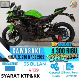 NINJA ZX 250 R ABS JUAL CEPAT CASH&KREDIT FREE VOUCHER 300K