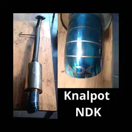 KNALPOT MOBIL RACING NDK EXHAUST DK-02v2 BURNTIP