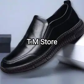 Sepatu pria kerja pantofel pantopel pantovel formal hitam