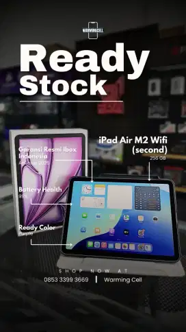 Ipad Air M2 Purple 256 GB Wifi Ibox