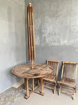 meja payung taman