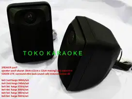 SPEAKER PASIF speaker pasif ukuran 18cm x12cm x 12cm masing2 ada kabel
