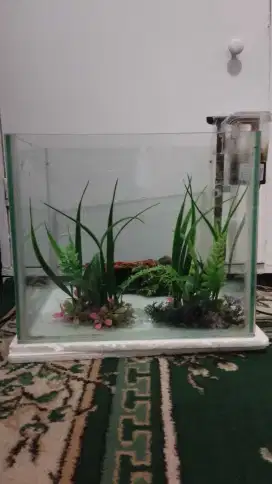 Di jual aquarium kaca ukuran 30x25