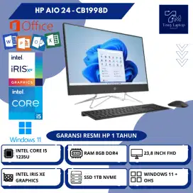 HP AIO 24 INTEL CORE I5-1235U IRIS XE RAM8GB DDR4 SSD1TB NVME 23,8INCH