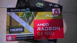 SAPPHIRE PULSE AMD RADEON RX 7600 GAMING 8GB GDDR6 HDMI / TRIPLE DP