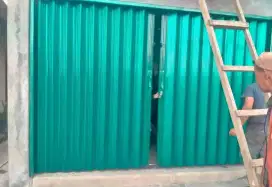 Folding gate rolling door
