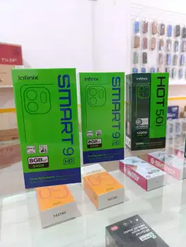 INFINIX SMART 9 Hd 4/64gb GARANSI, HARGA TERMURAH