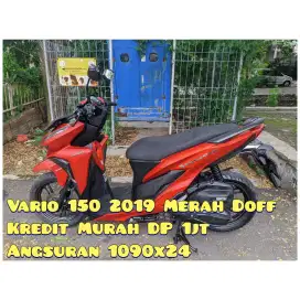 Vario 150cc 2019 Merah Doff Km30Rban