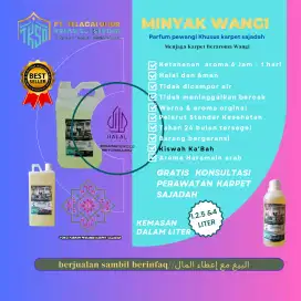 Minyak wangi khusus karpet sajadah aroma kiswah Ka'bah