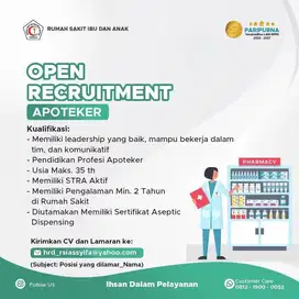 Dicari Yang berpengalaman