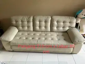 Sofa besar bahan semi kulit