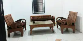 Bismillah..jual kursi kayu + meja