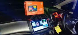 Pemasangan head unit android orca 10 inci di honda jazz