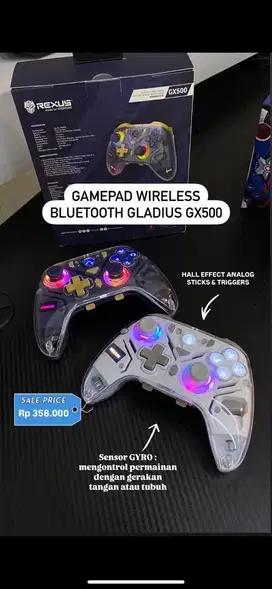 Gamepad Wireless Rexus Gladius GX500