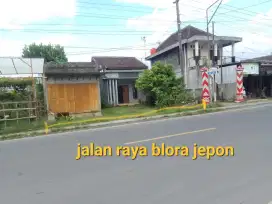 Tanah dan Rumah , lokasi strategis pinggir jalan nasional