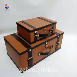 Box Hampers Model Koper Bahan Kulit Sintetis Handmade Termurah