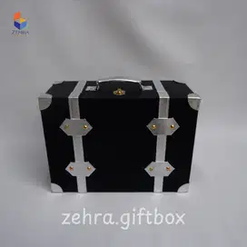 Box Hampers Model Koper Warrna Hitam Elegan Asli Handmade Terbaru