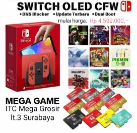 Nintendo Switch OLED ¢fw + 128/256/512gb full game