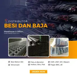 Supplier besi beton, wiremesh dan baja Surabaya