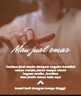 Terima jual emas dalam kondisi apapun
