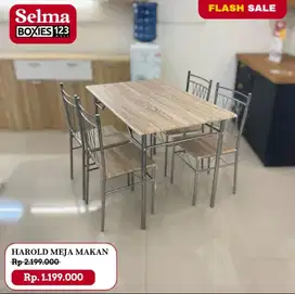 Meja makan set murah