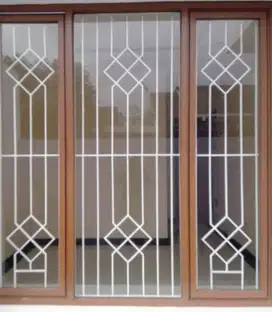 Menerima pesana teralis jendela motif minimalis dan custom