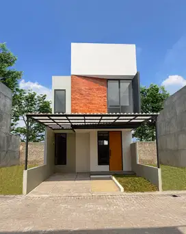 Rumah Modern Tropis 2 Lantai di Pondok Ranji