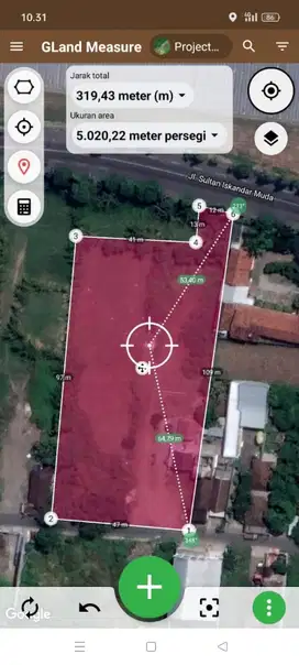 Tanah Strategis Murah di Pusat Kota Kediri