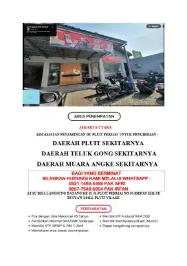 Lowongan pekerjaan kurir jnt express (benefit bisa mingguan)