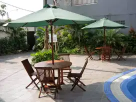 tenda murah,meja makan outdoor,payung jati,kursi cafe,kursi lipat jati
