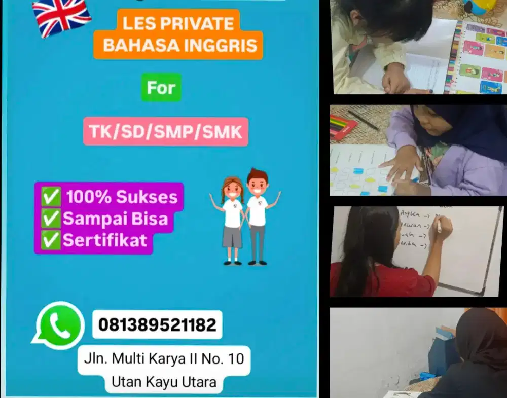 Les Private Bahasa Inggris