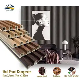 Wpc Wall Panel 295cm Wood Panel Dinding Rumah Dekor Interior