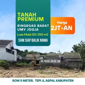 Tanah Perumahan Eksklusif di Cluster Ringroad Barat, Jogja