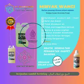 Minyak wangi khusus karpet sajadah aroma silver