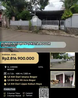 Dijual Rumah Ciremei Bogor
