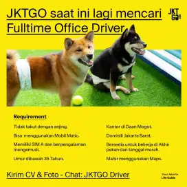 CARI DRIVER KANTOR JAKARTA