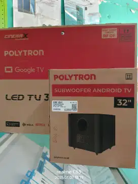 Tv Polytron google 32 inci garansi 5 Tahun
